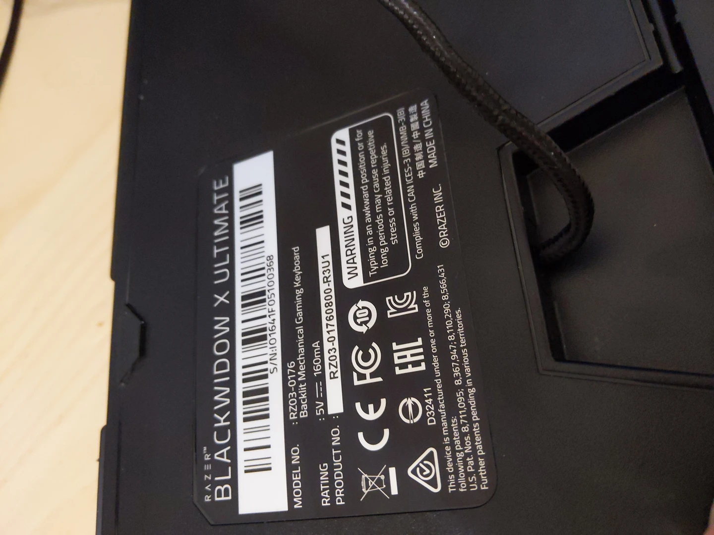 Razer Black Widow X Ultimate Mechanical Gaming Keyboard - photo 2