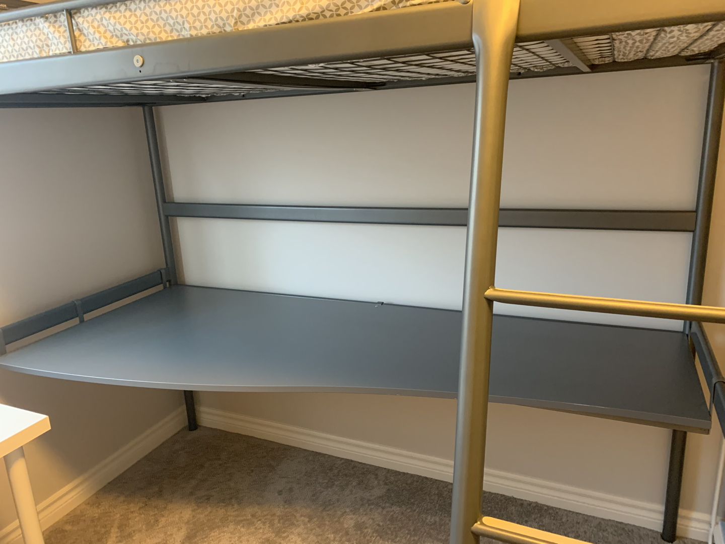 Ikea loft bed with desk - photo 3