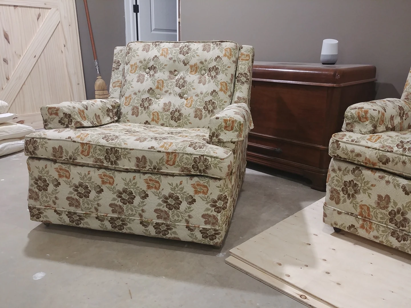 Solid Built Sofa and Matching Chair - photo 2