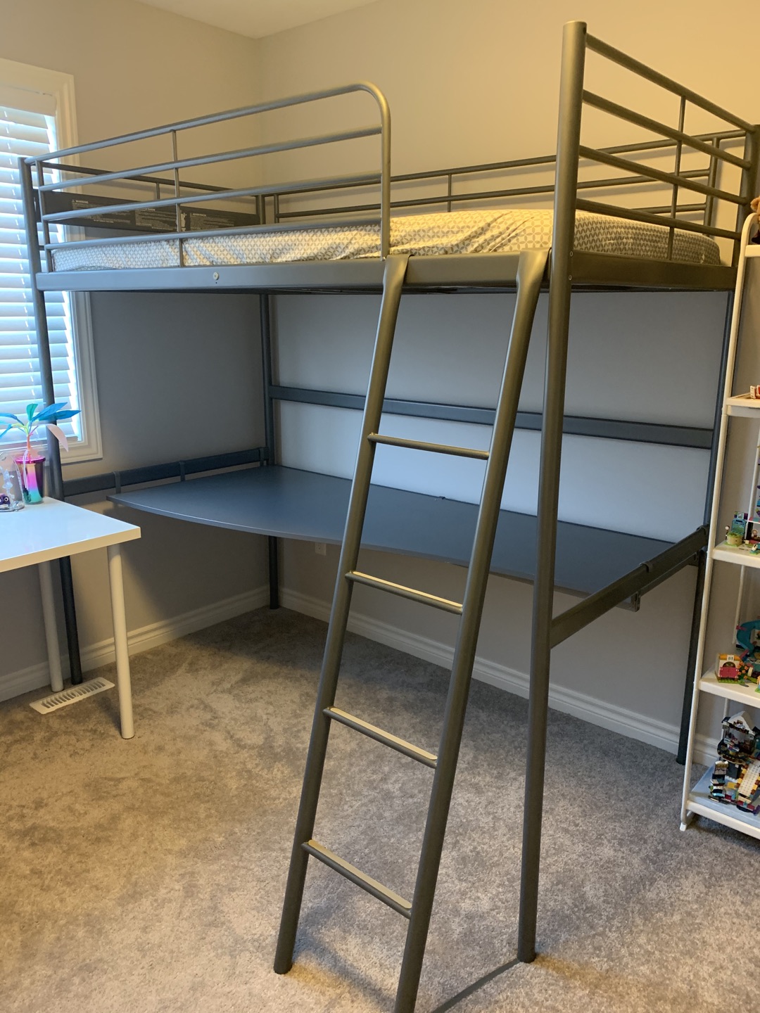 Ikea loft bed with desk