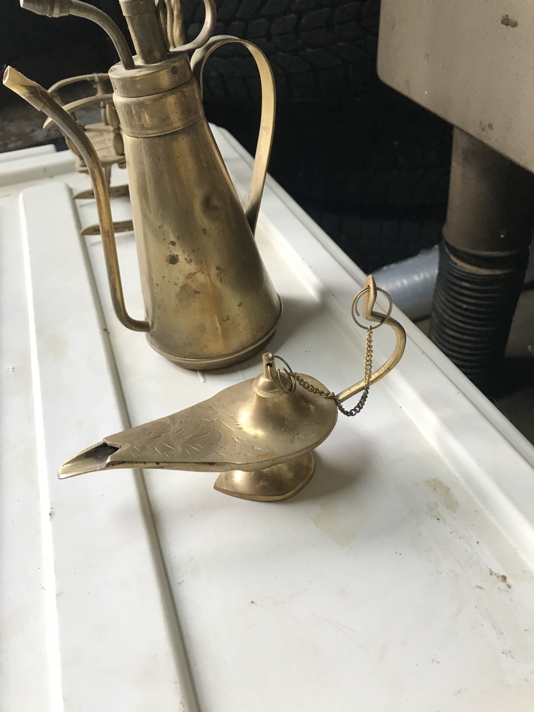 Lot of 3 brass items  - photo 4