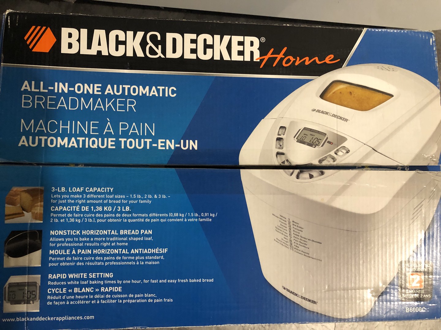 Black & Decker Breadmaker - photo 4