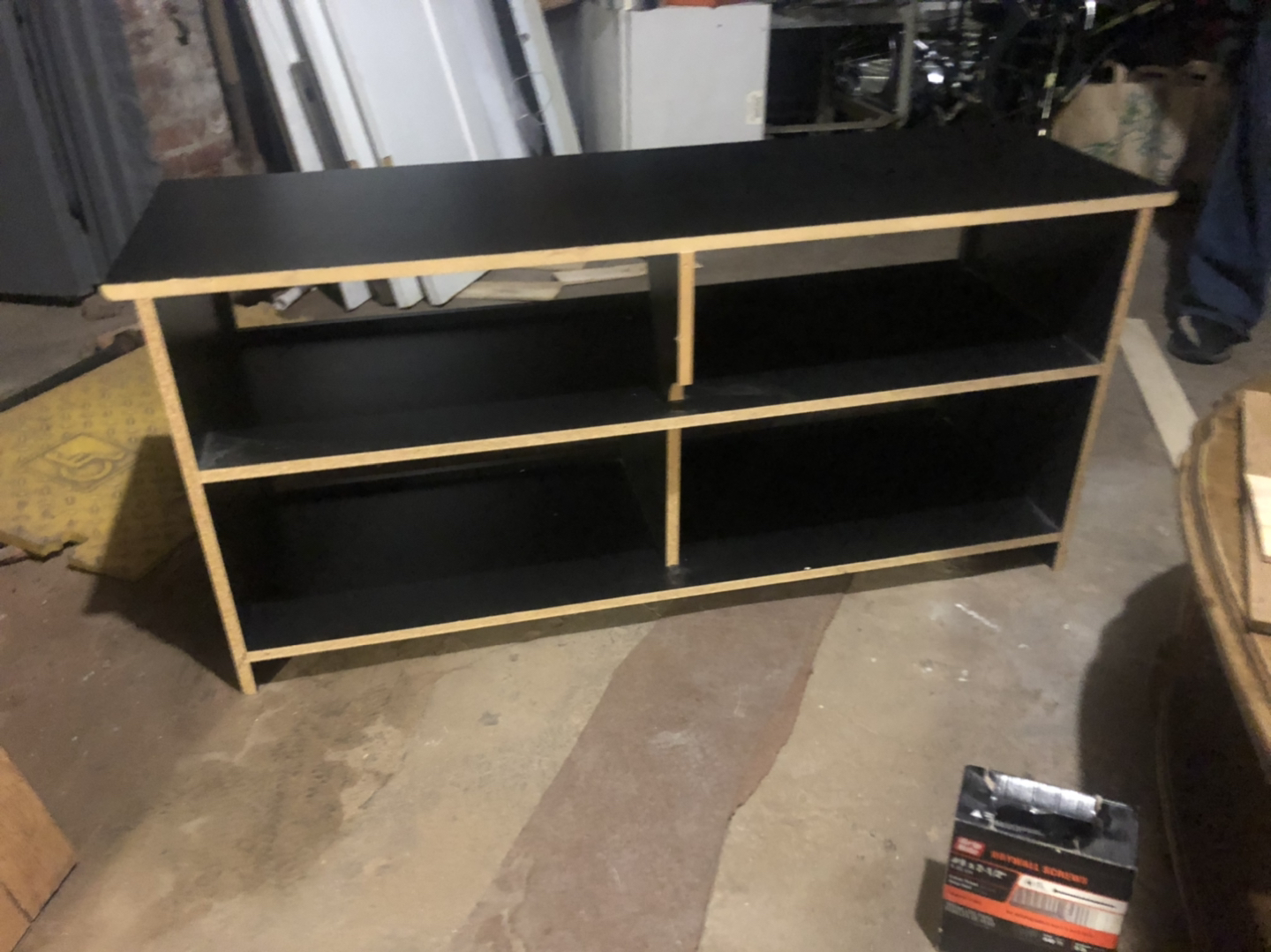Simple and classic black tv stand - photo 5