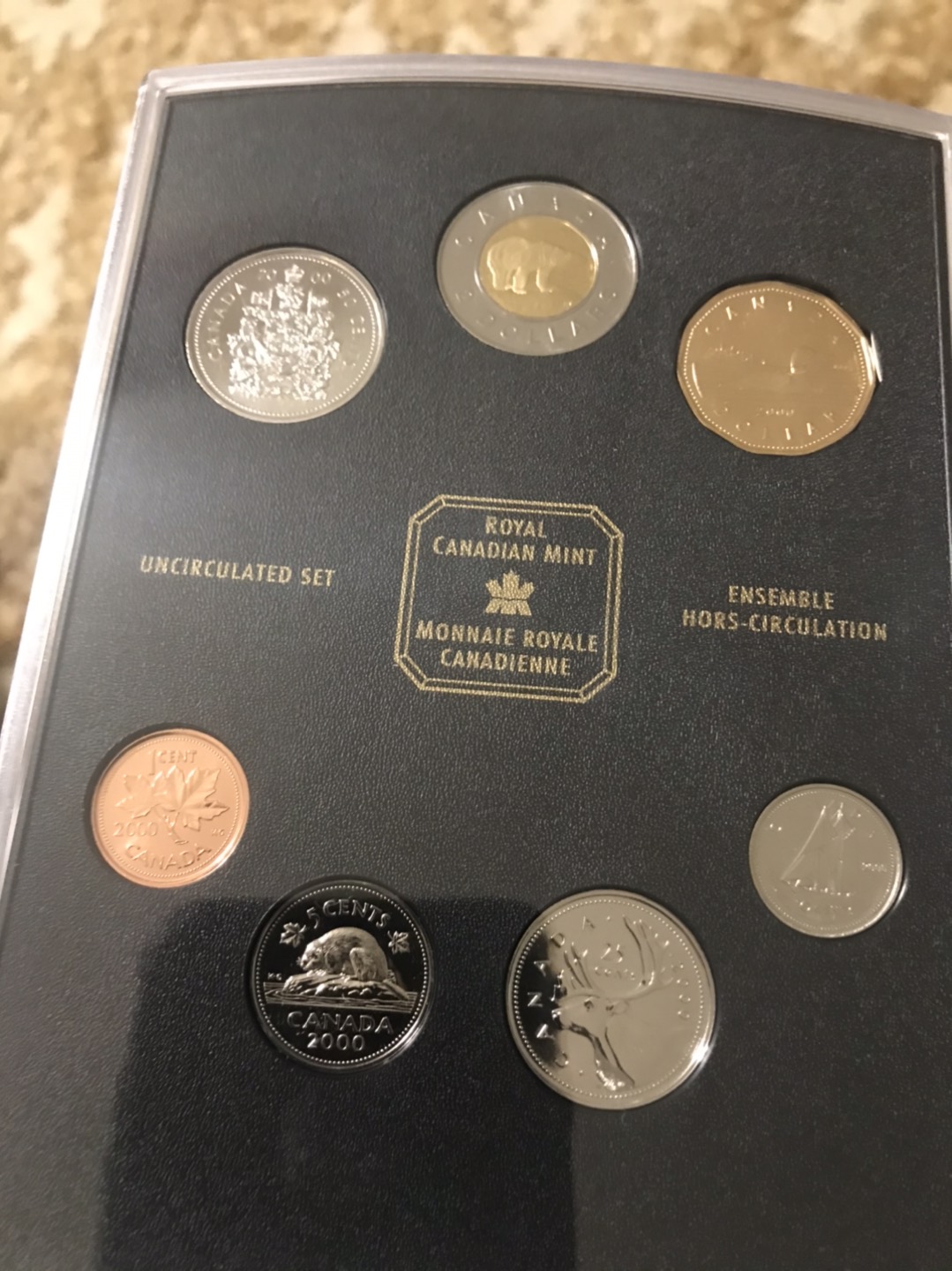 2000 Canadian Uncirculated coin set thumbnail