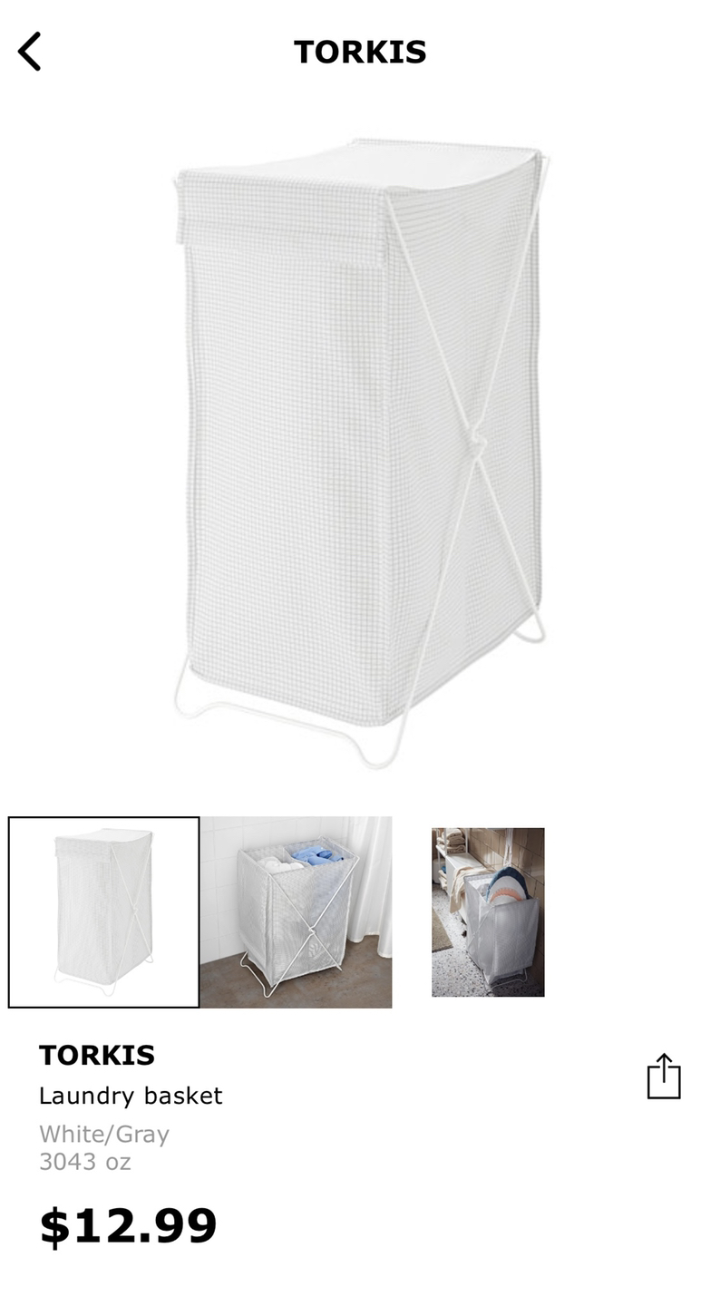 *New* Ikea Laundry basket