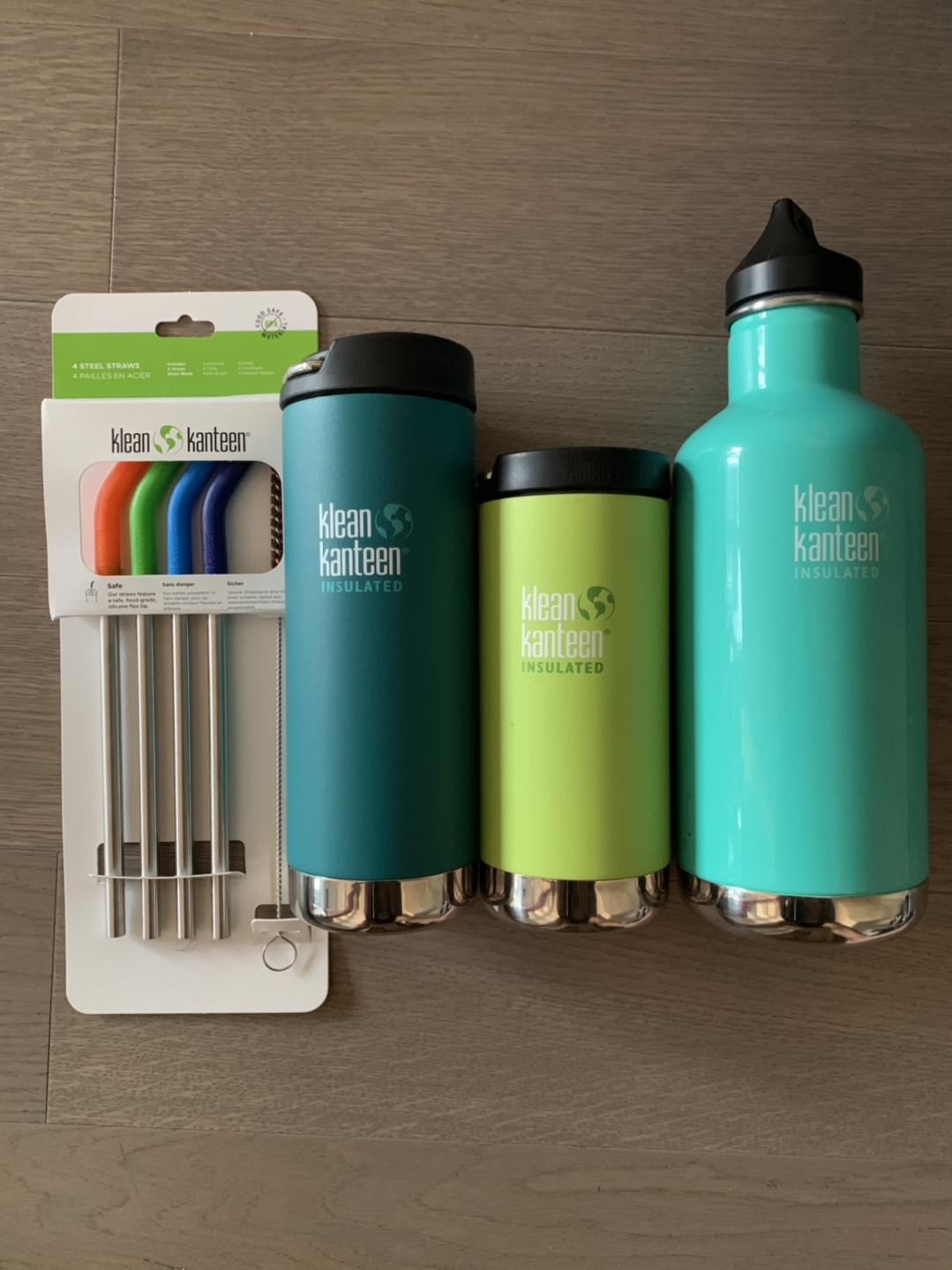 Klean Kanteen Travel Mugs and Metal Straws