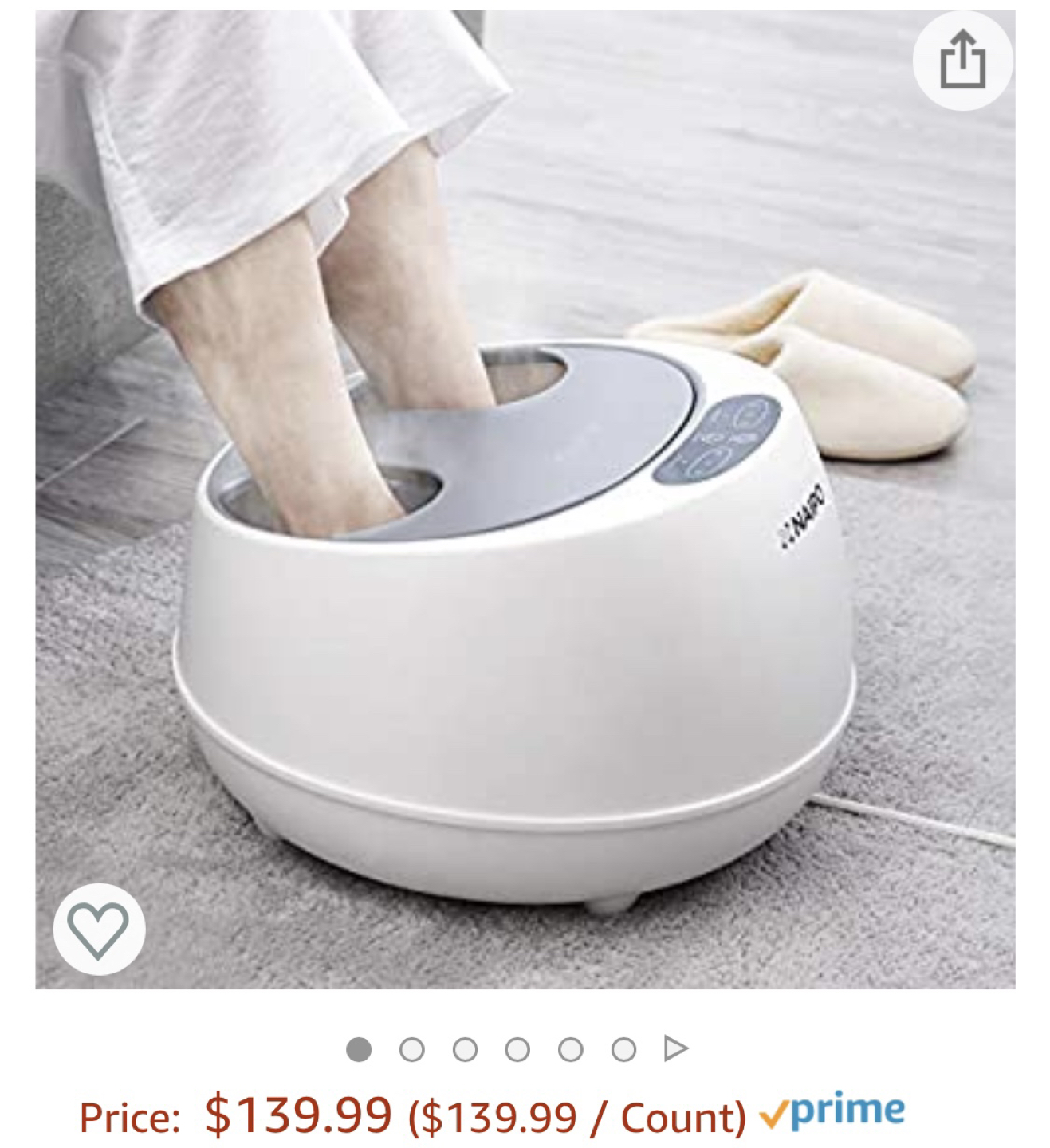 Steam Foot Spa Bath Massager - photo 3