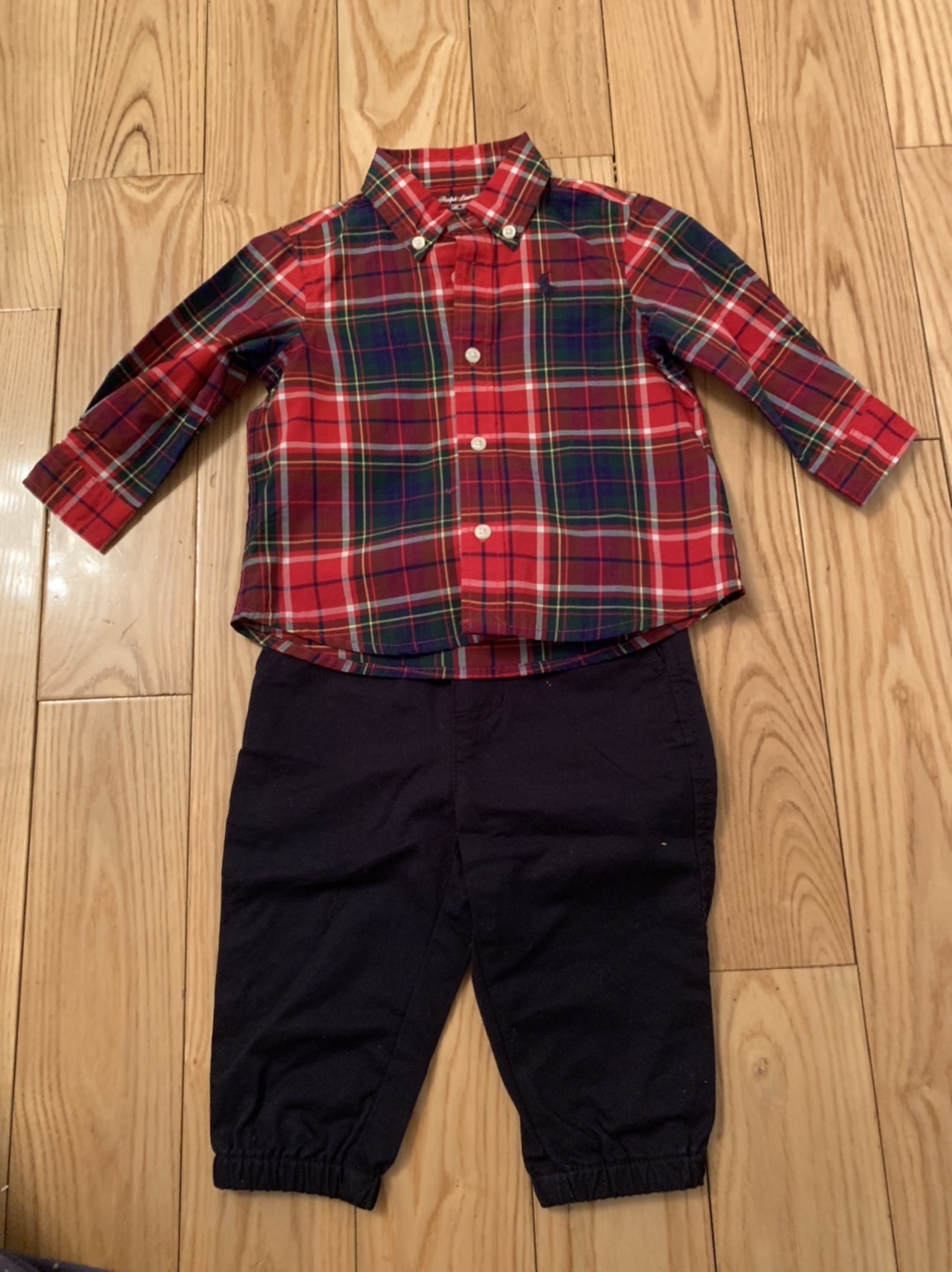 Ralph Lauren Baby Boy Holiday Outfit