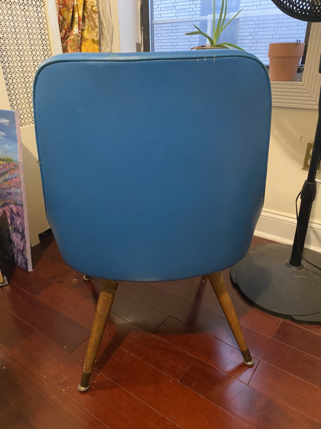Retro Blue Accent Chair  - photo 4