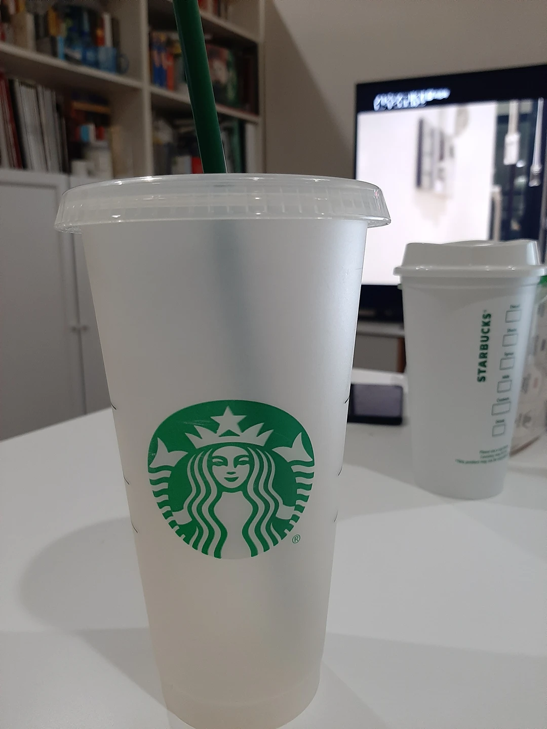 Starbucks plastic tumbler transparent