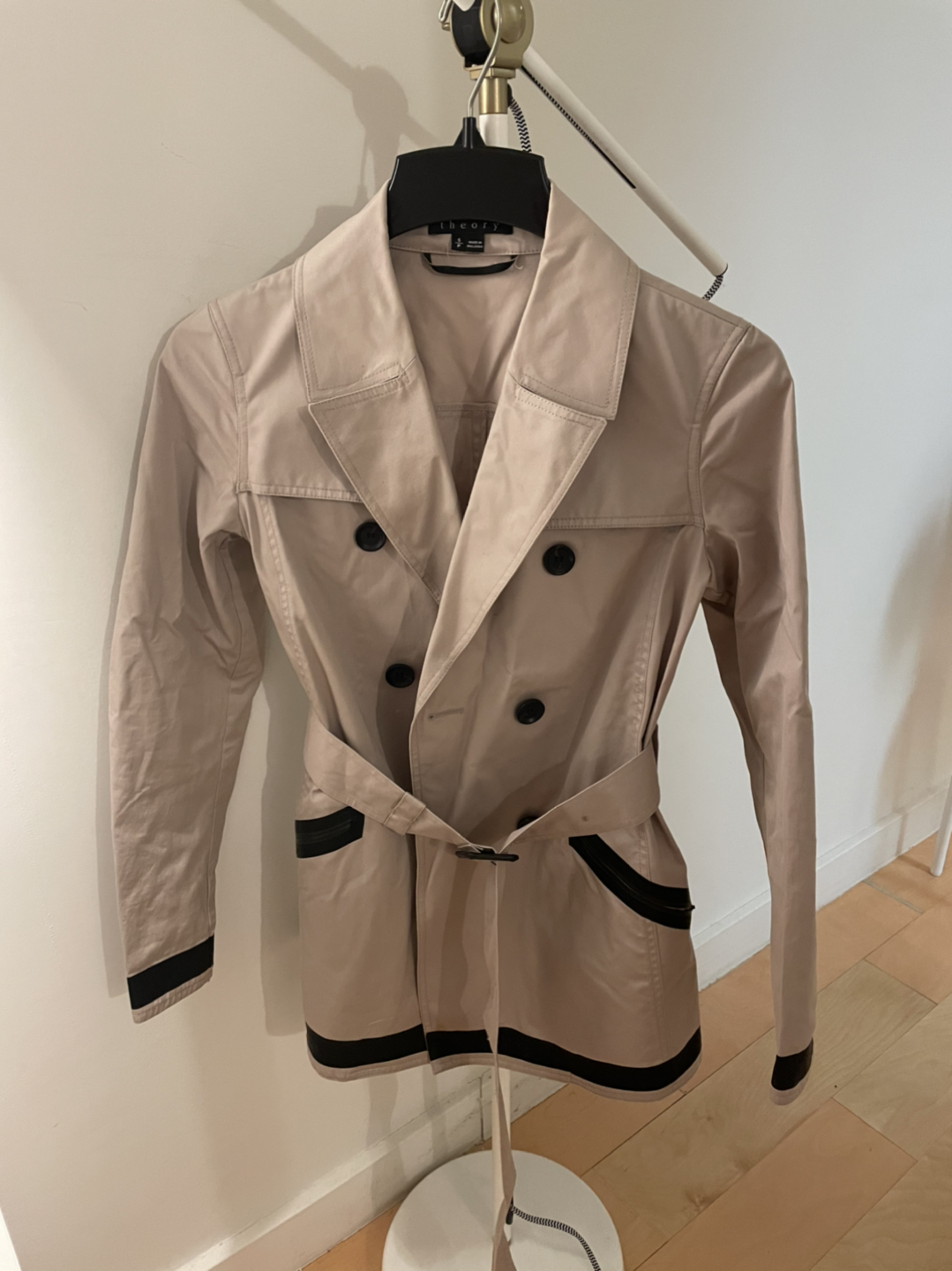 Theory Women’s Short Trench Coat