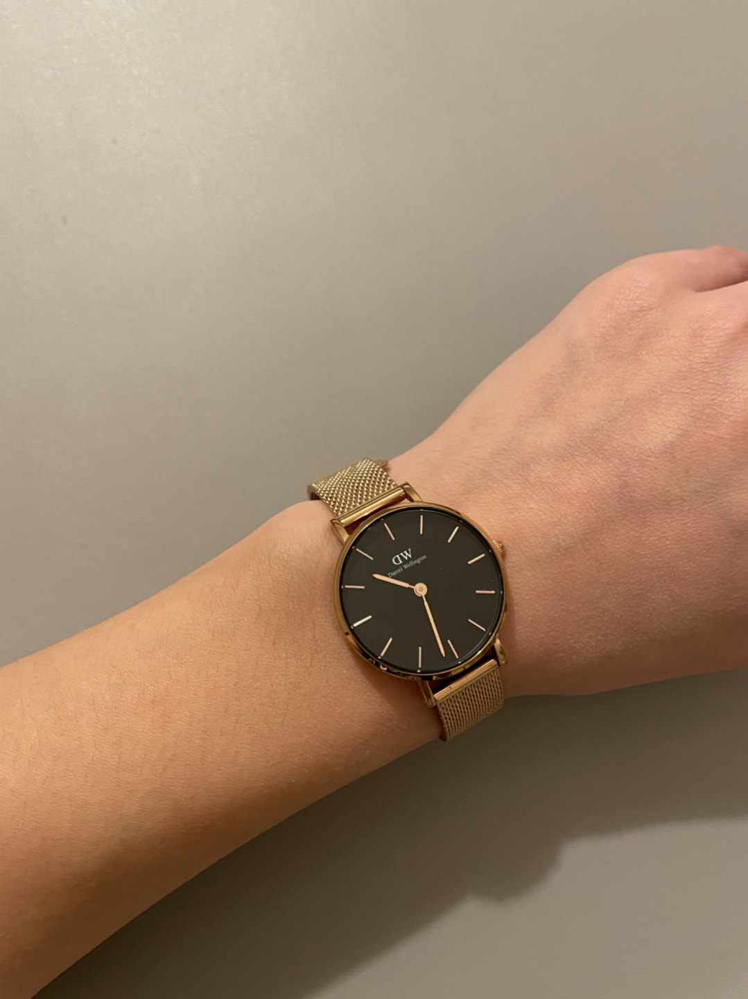 Daniel Wellington rose gold watch