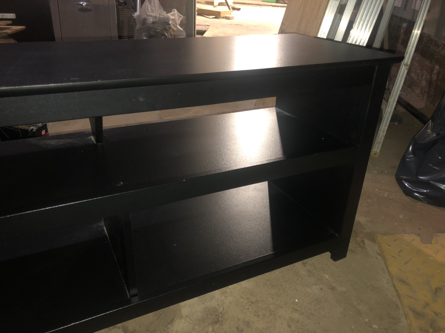Simple and classic black tv stand - photo 3