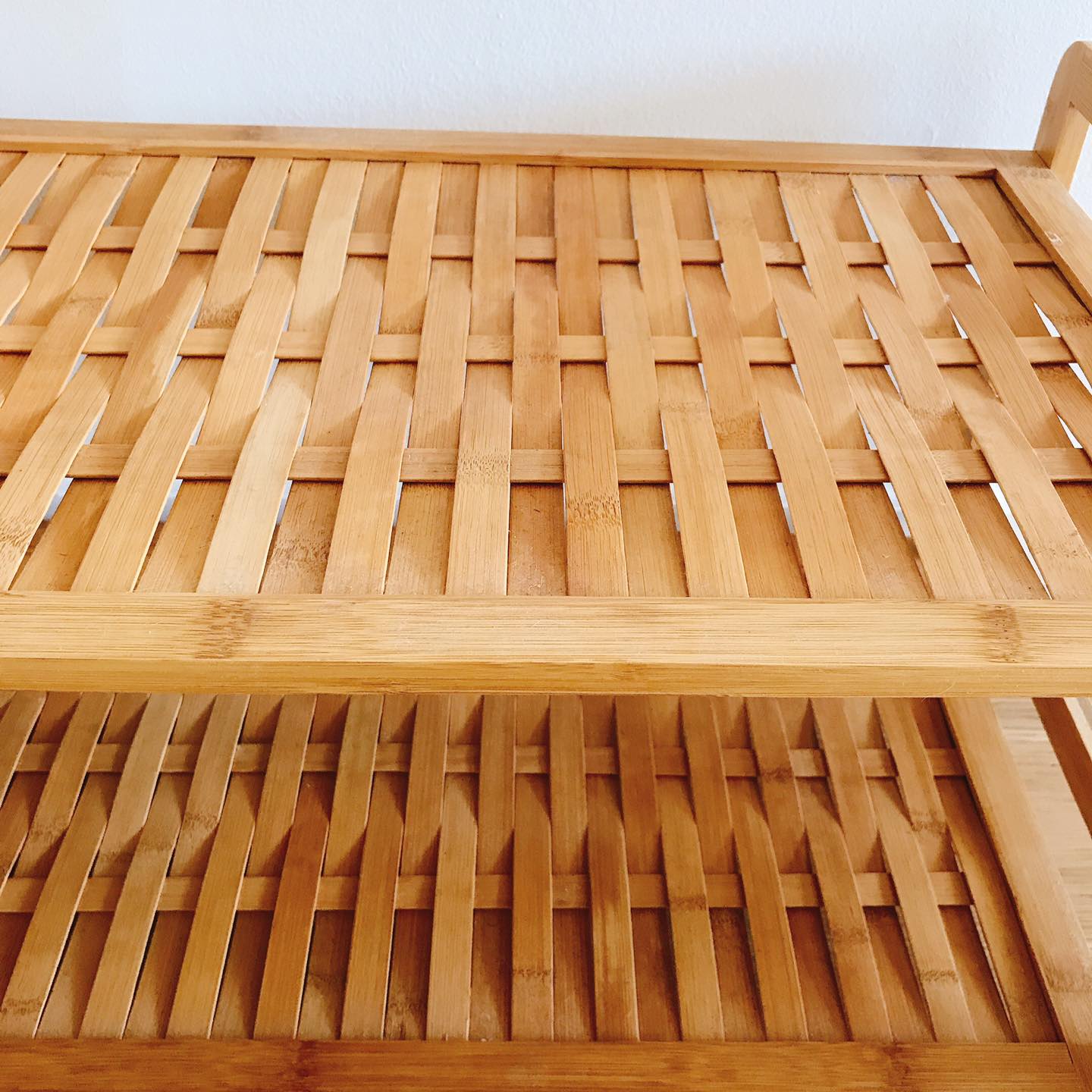 Bamboo 2-Tier Shoe Shelf - photo 2