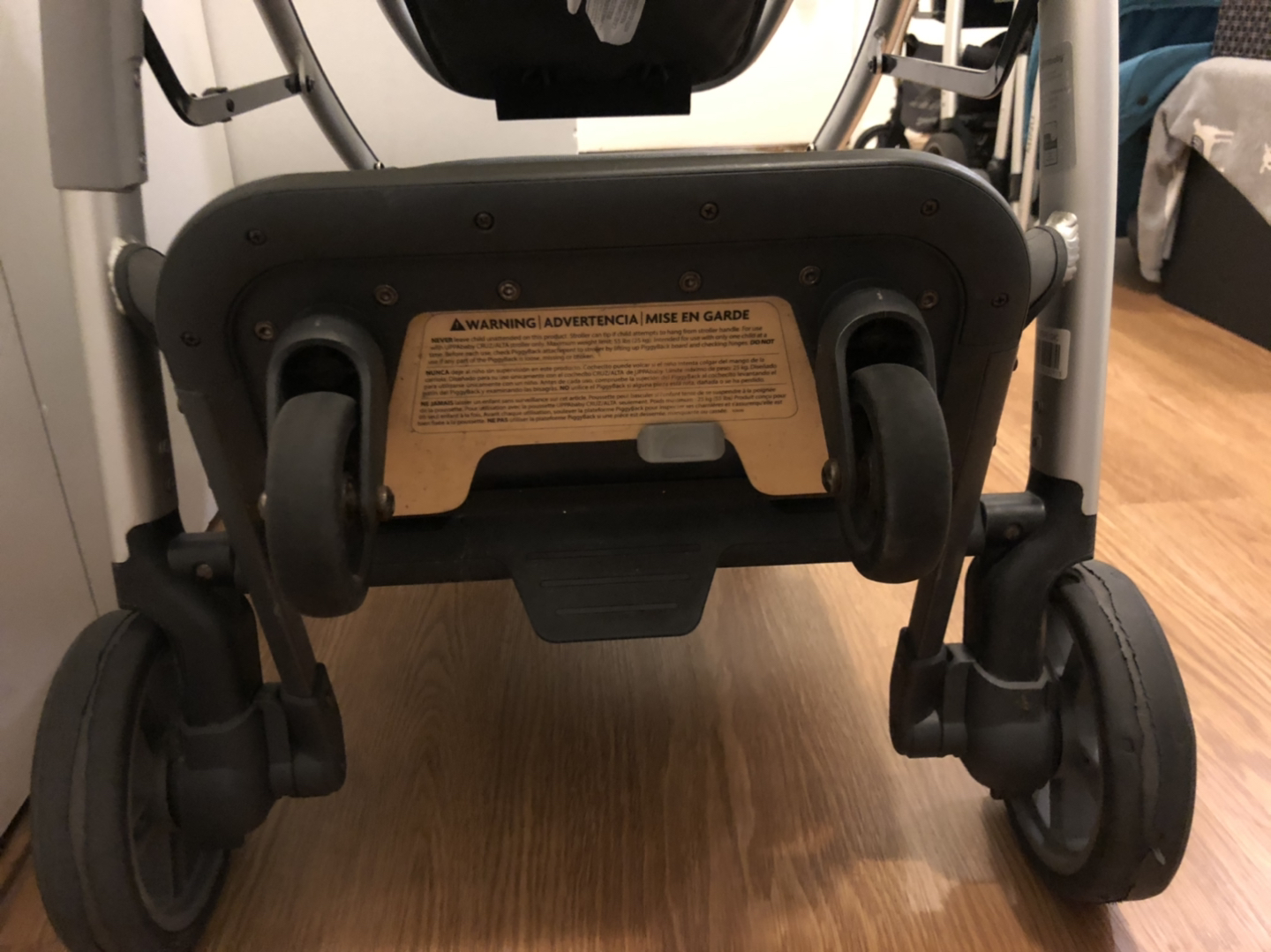 Uppaba Cruz stroller, with new rear wheels and buggy board - photo 5