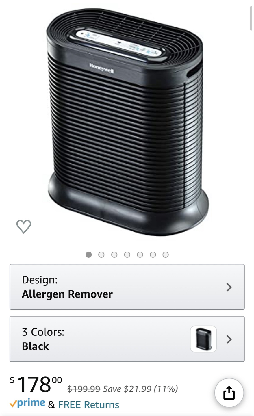 Honeywell air purifier - photo 3