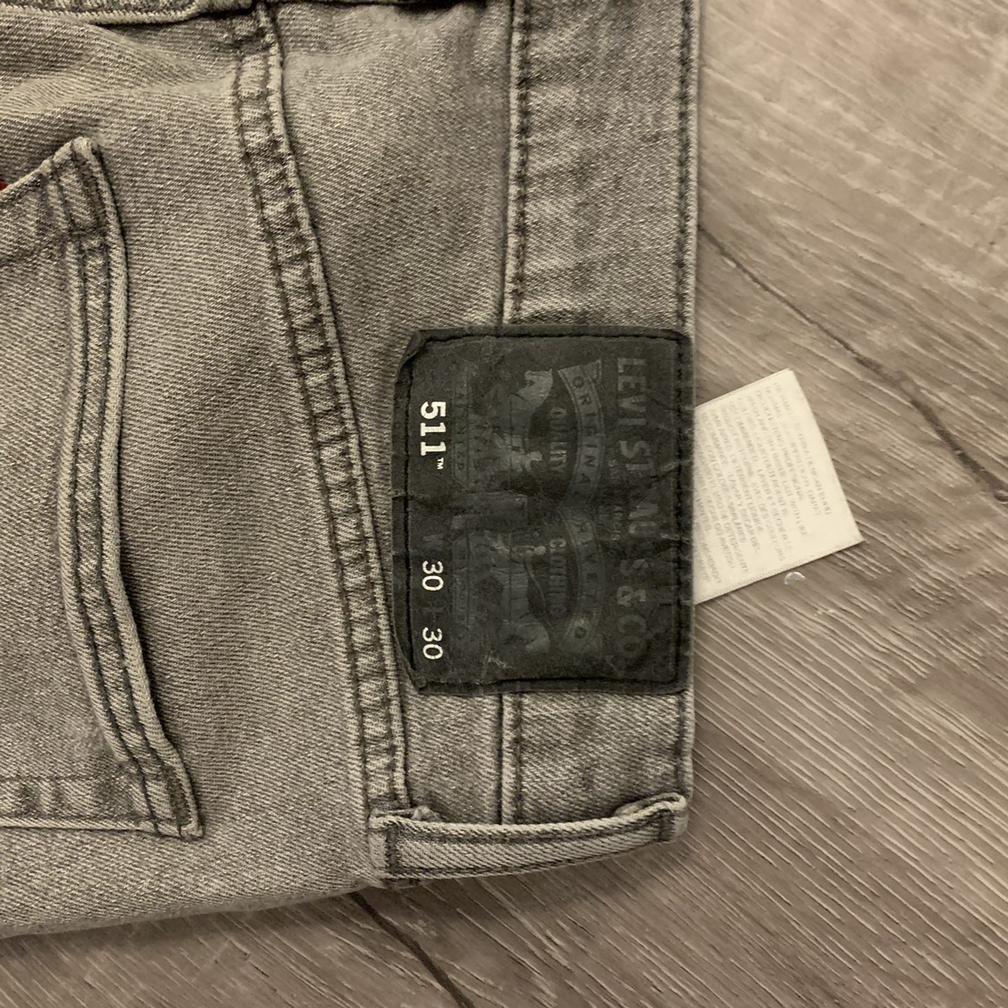 Levi’s 511 slim fit grey jean W30L30 - photo 3