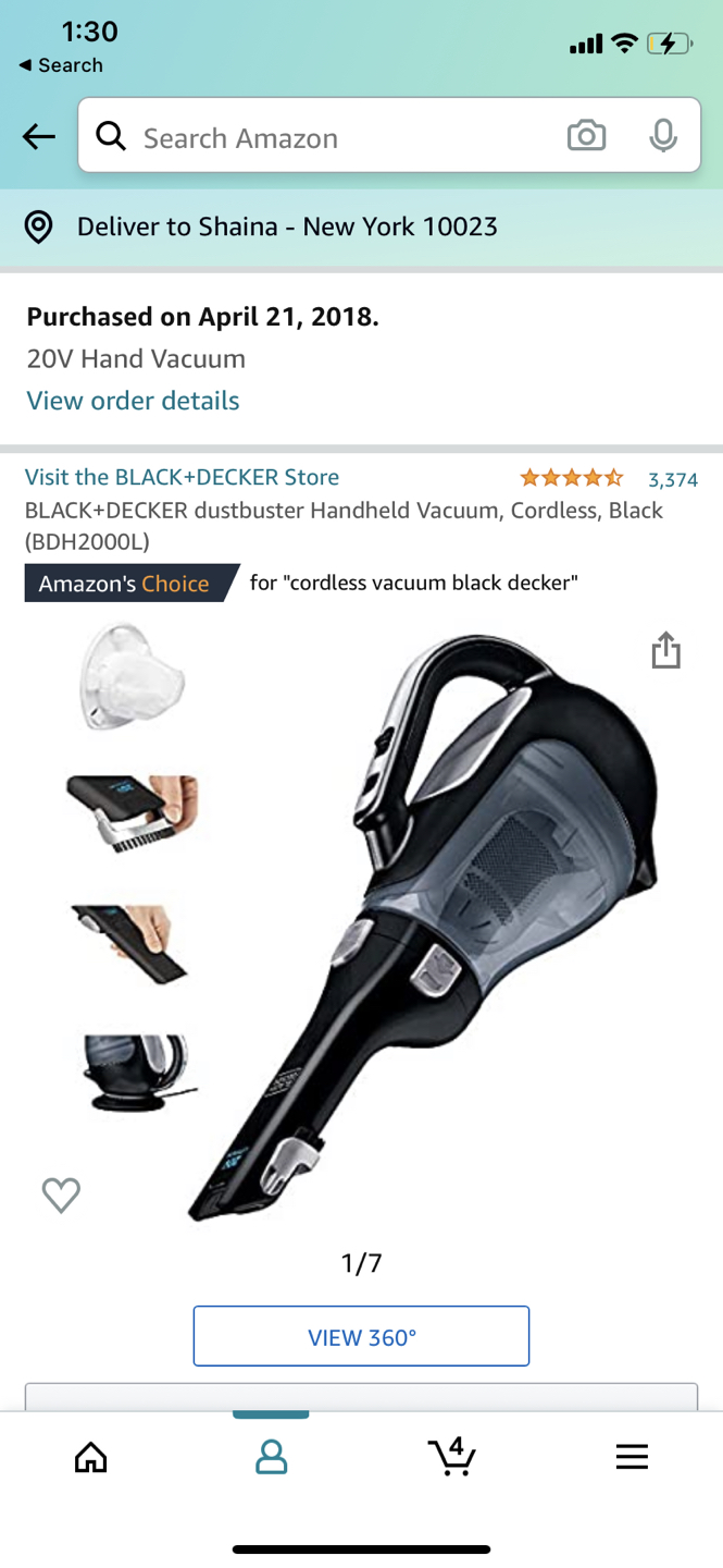 Hand vacuum