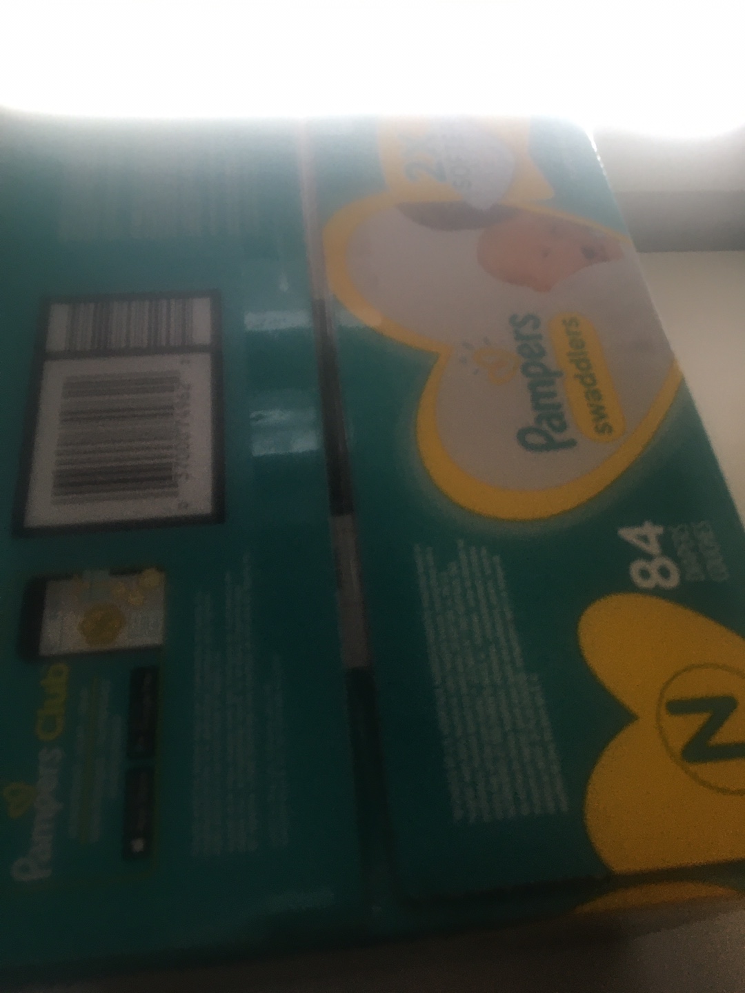 NB swaddler pampers