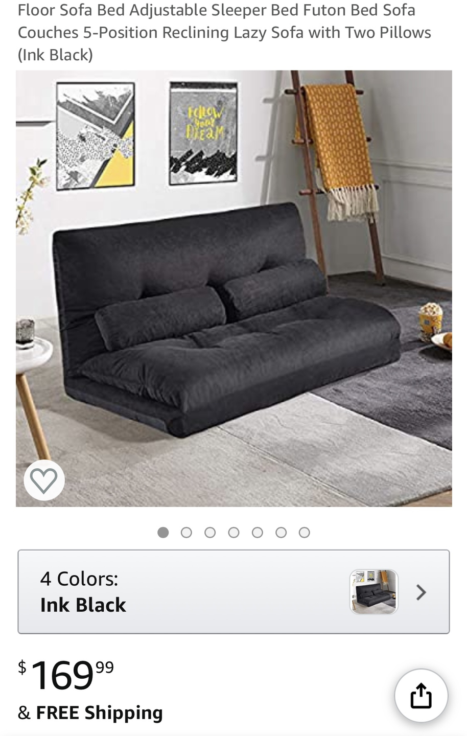 Floor sofa bed - photo 2