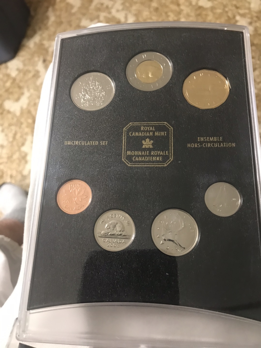 2003 Canadian uncirculated coin set thumbnail