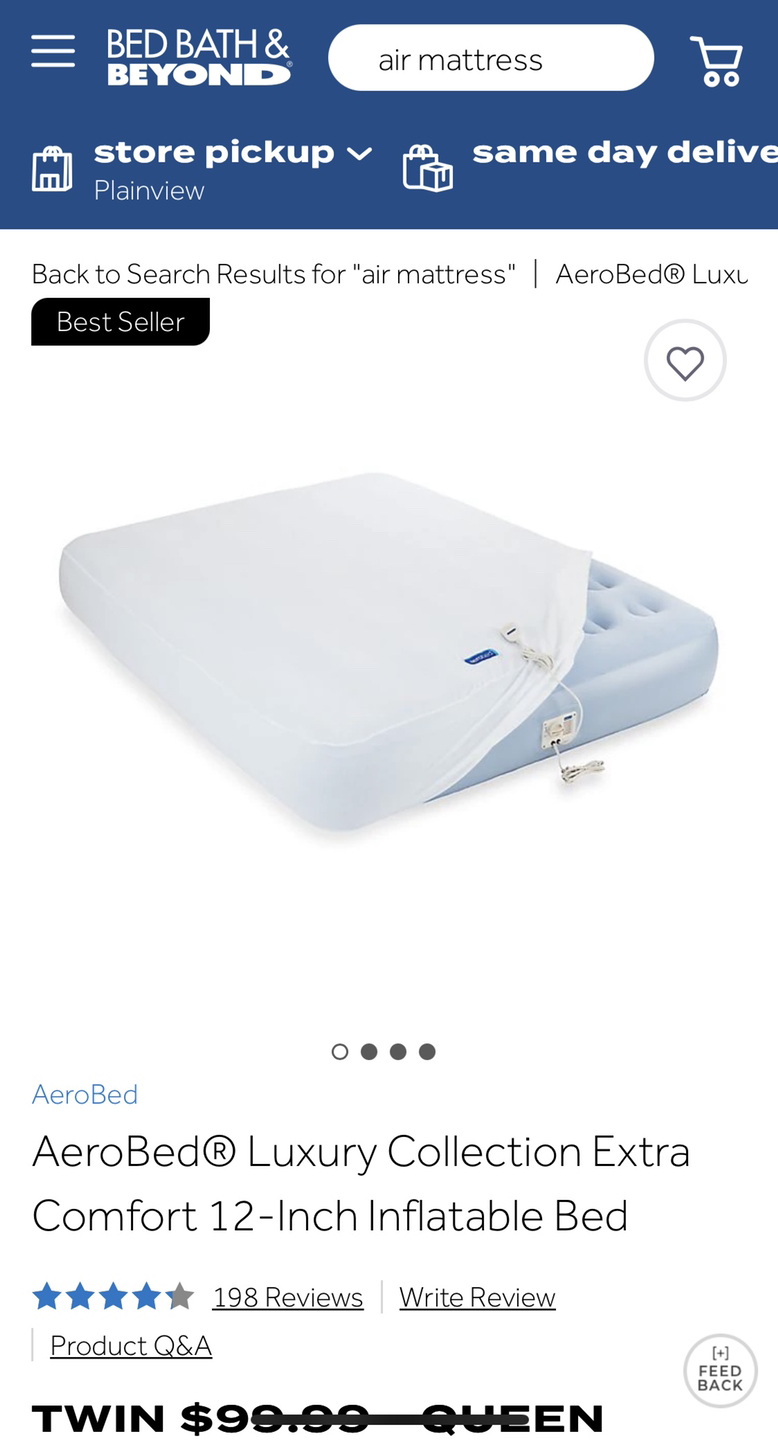Air mattress (twin)
