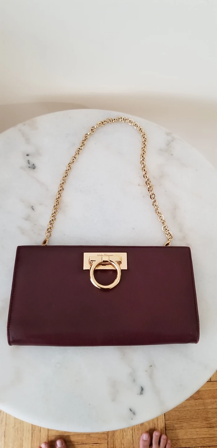 Ferragamo clutch - great condition
