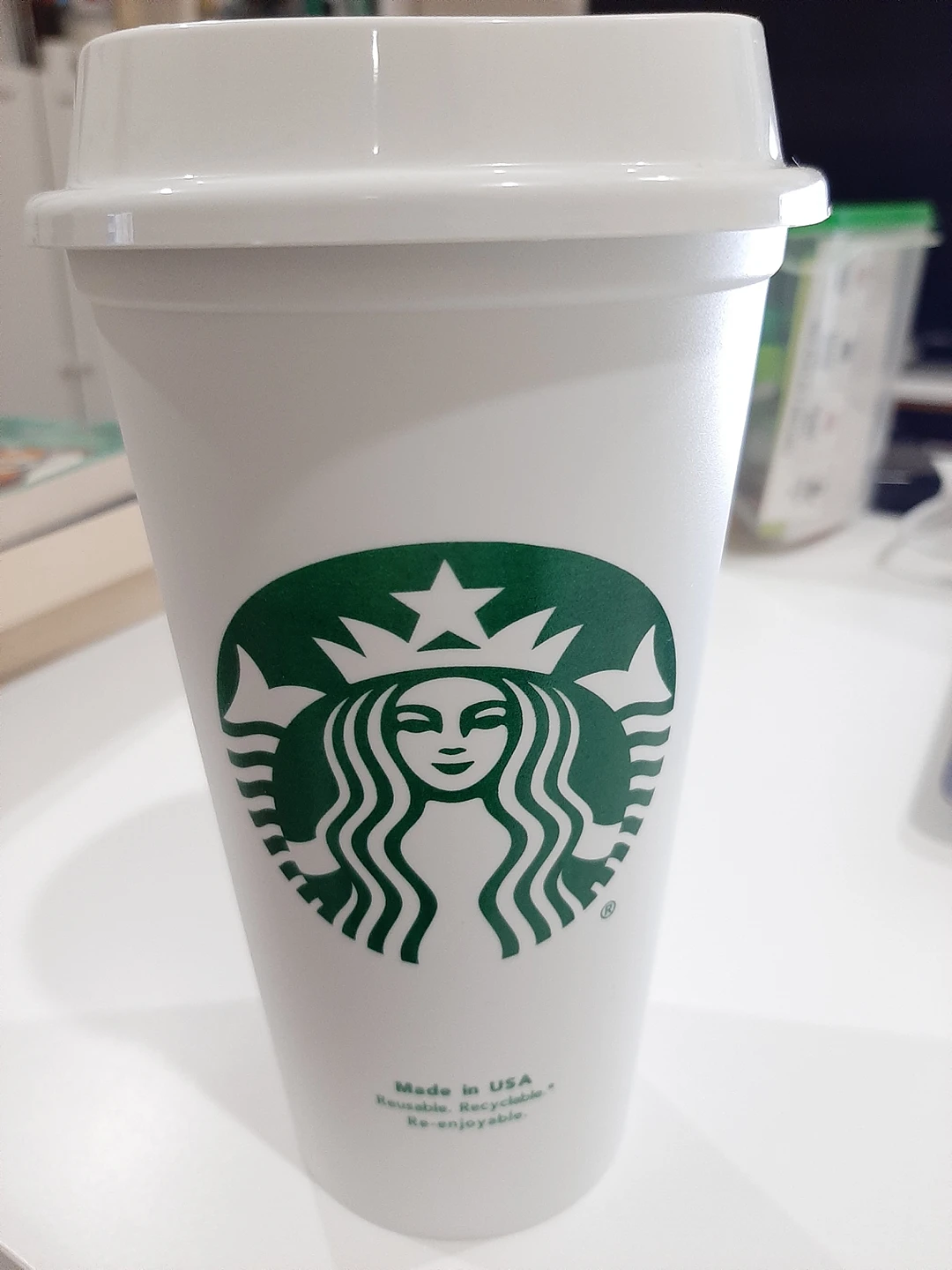 Starbucks plastic tumbler