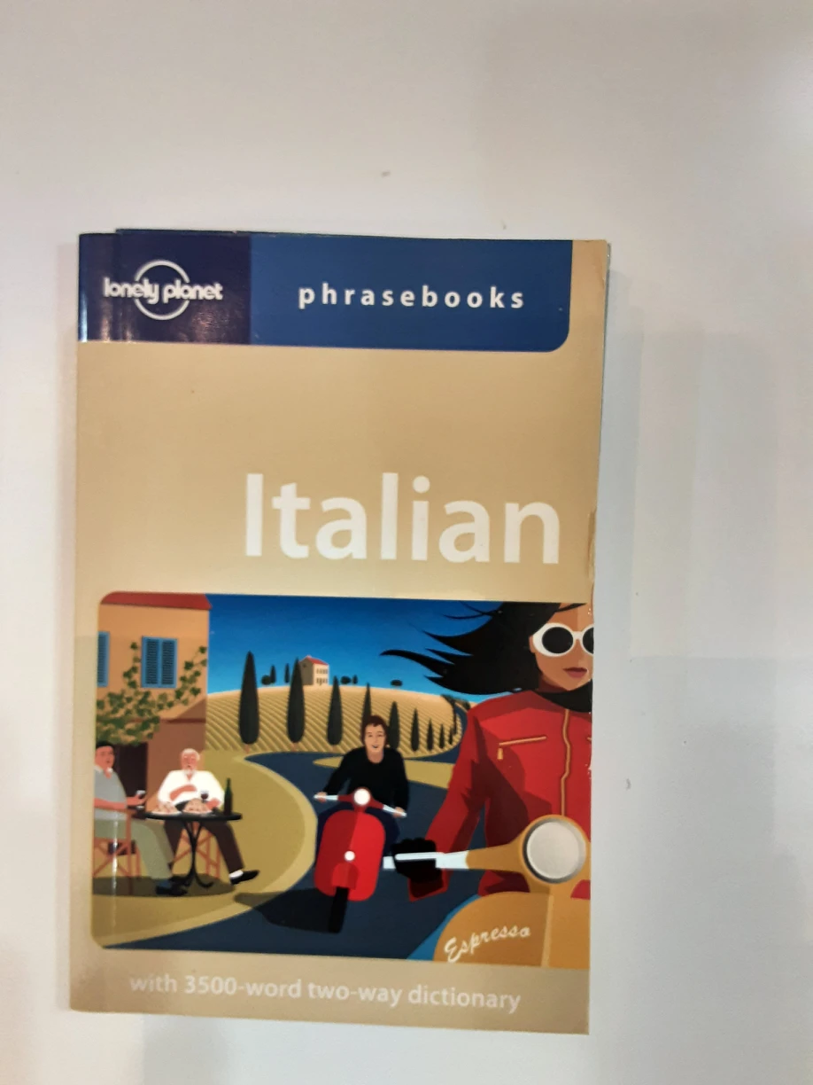 Language learning Italian book