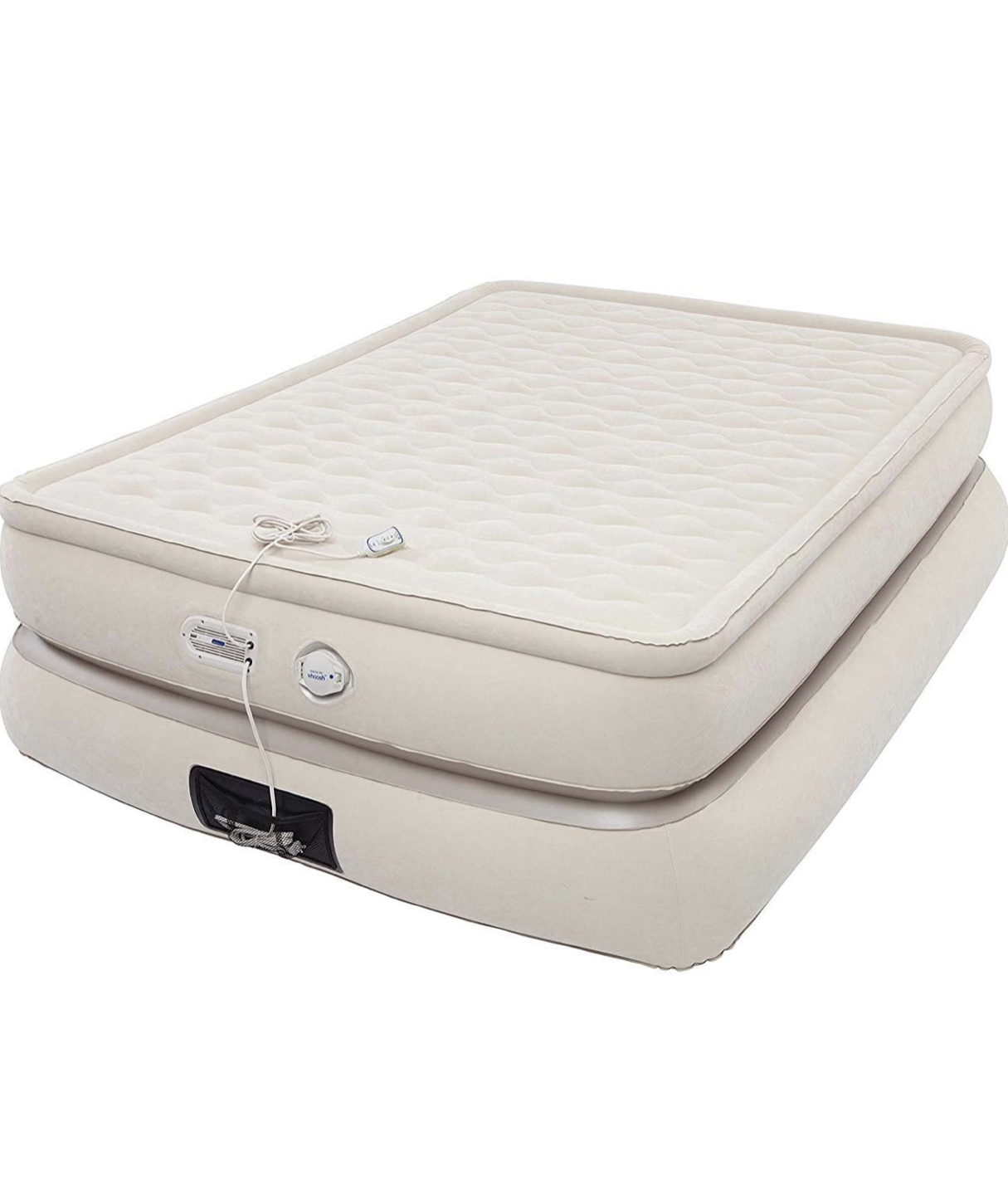 New Aerobed luxury 24" queen raised pillow top/USB Air Mattress