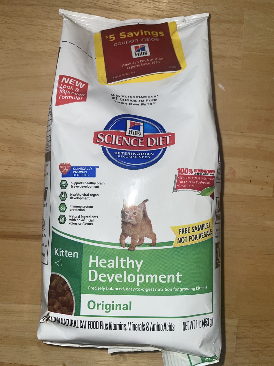 Science Diet Healthy Development for Kittens 1 lb thumbnail