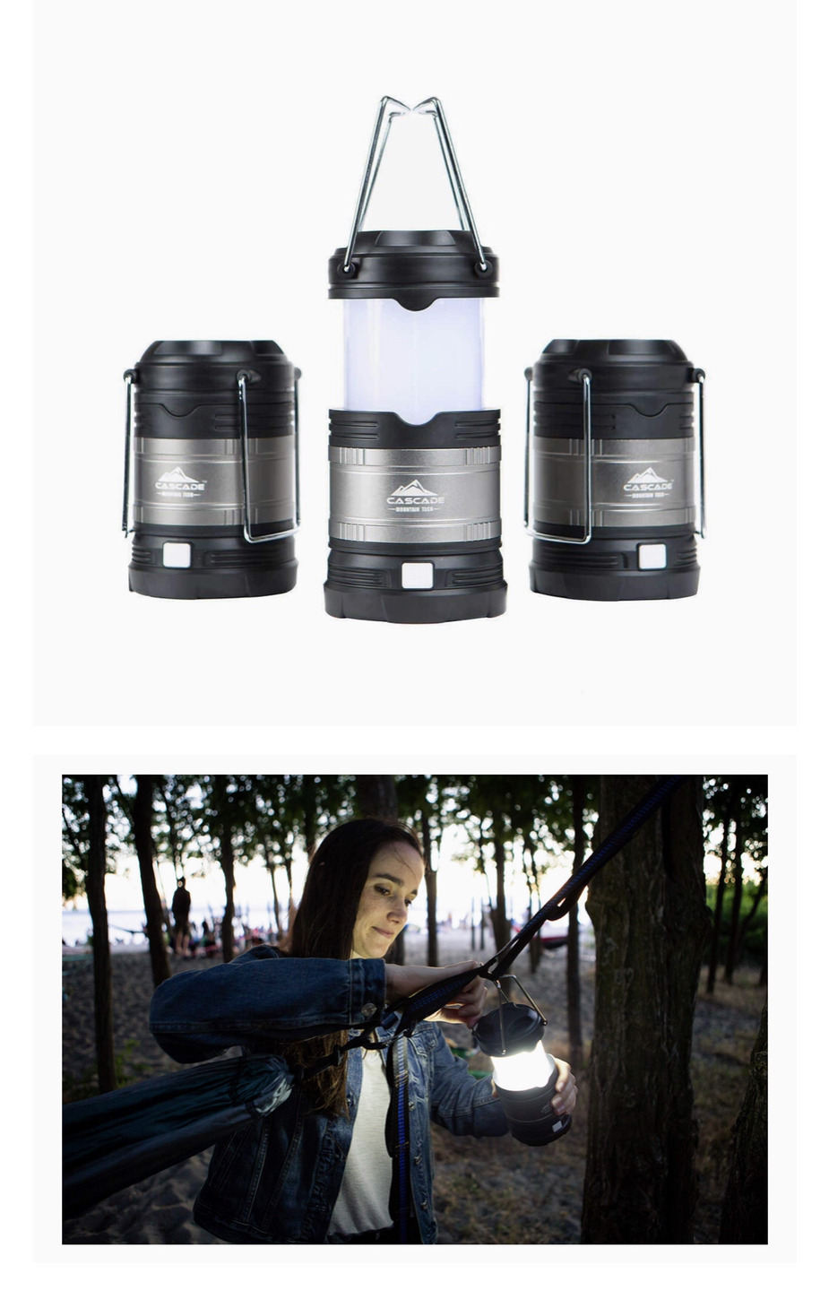 Cascade Mountain Tech Collapsible LED Lantern New - photo 2