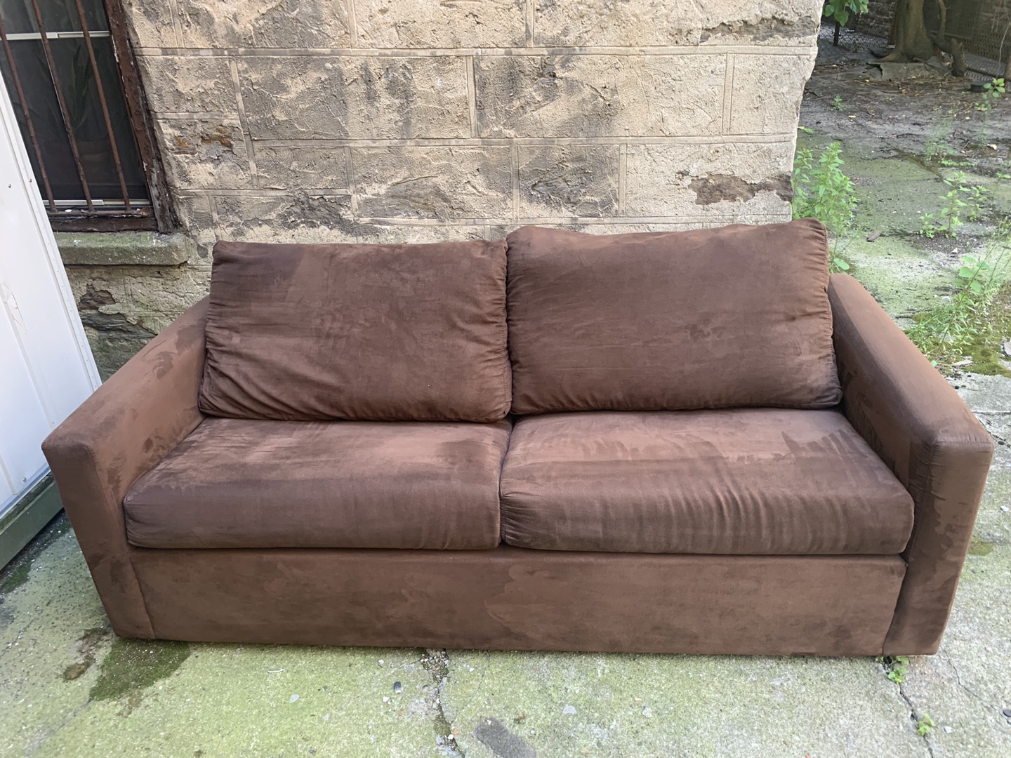 Couch and bed frame 