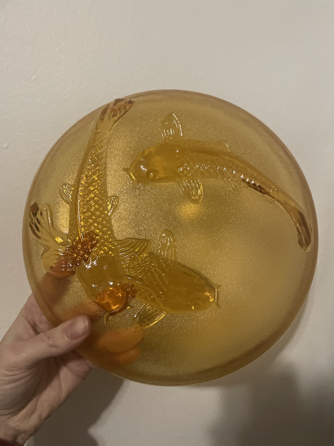 KIG Indonesia Amber Salad Plates 