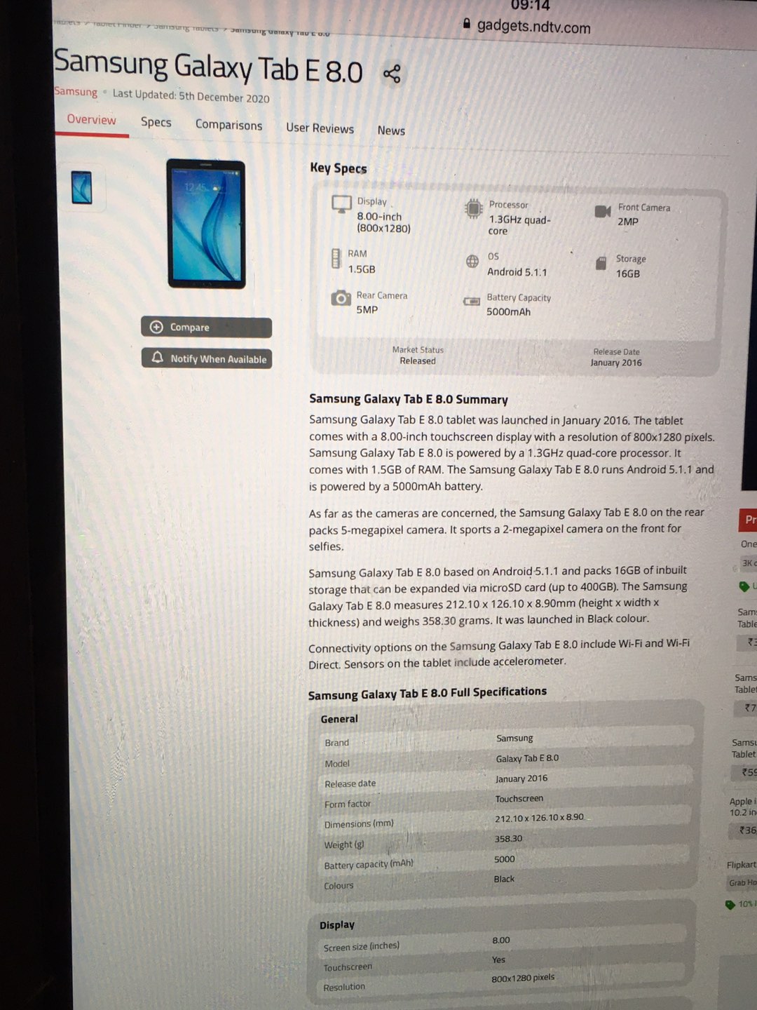 Samsung A8 tablet - photo 5