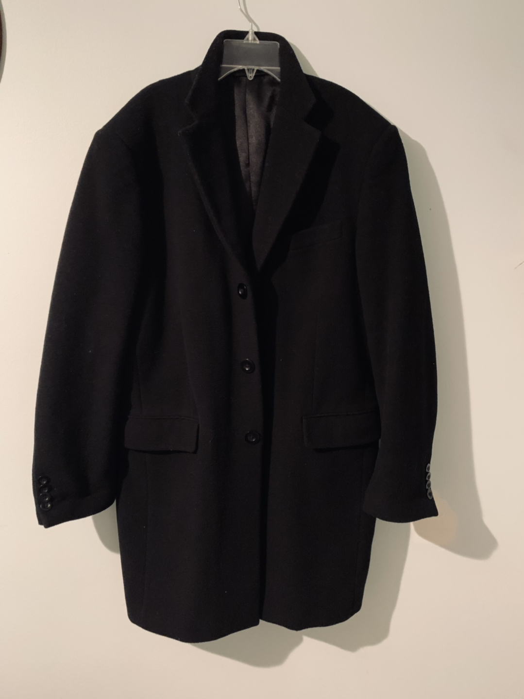 Winter long overcoat (size large)
