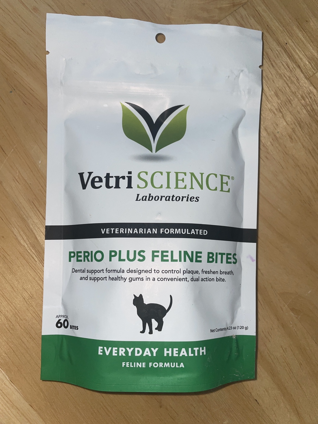 VetriScience Perio Plus Everyday Dental Treats for Cats 60 chews