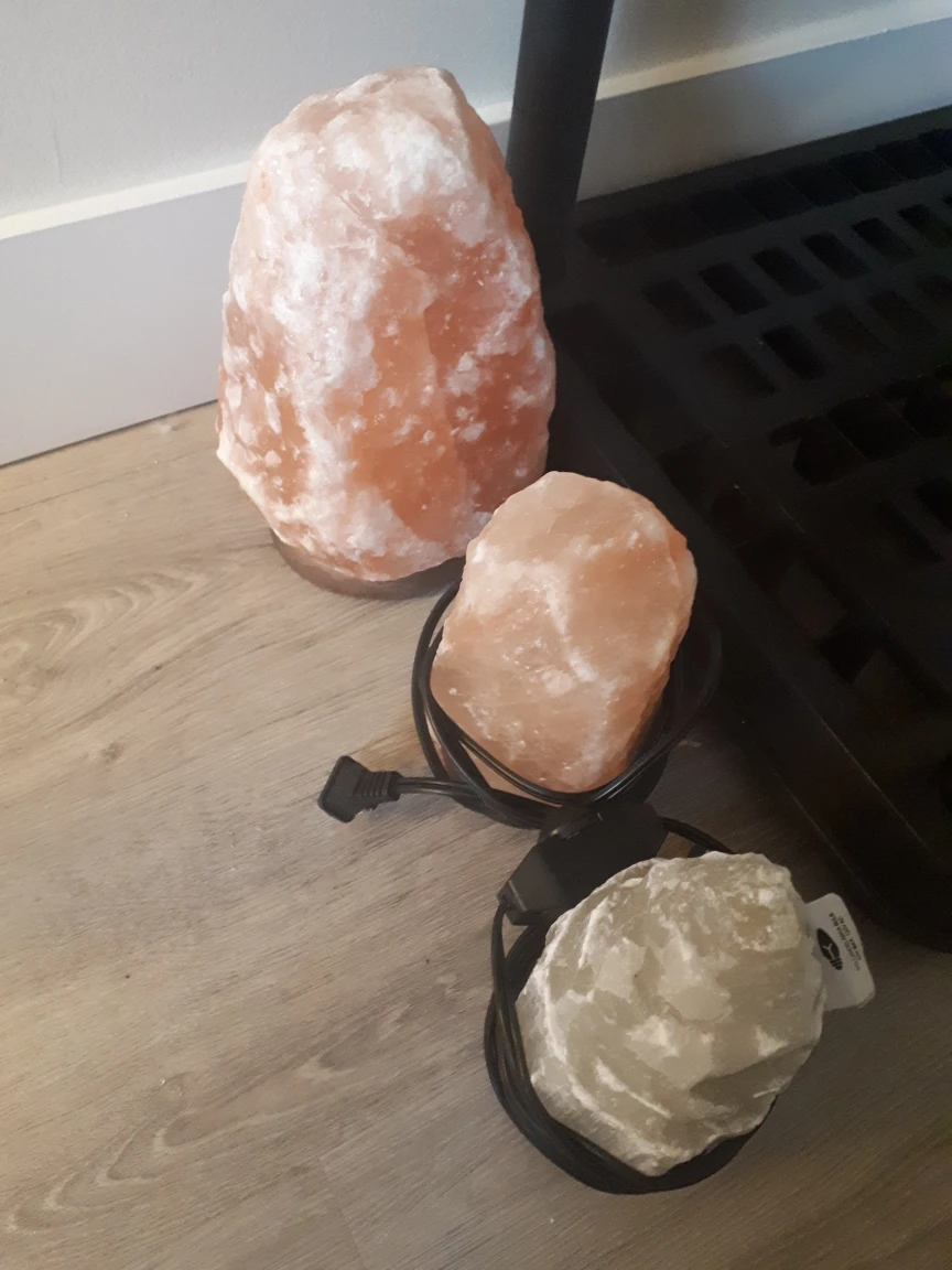 3 salt lamps