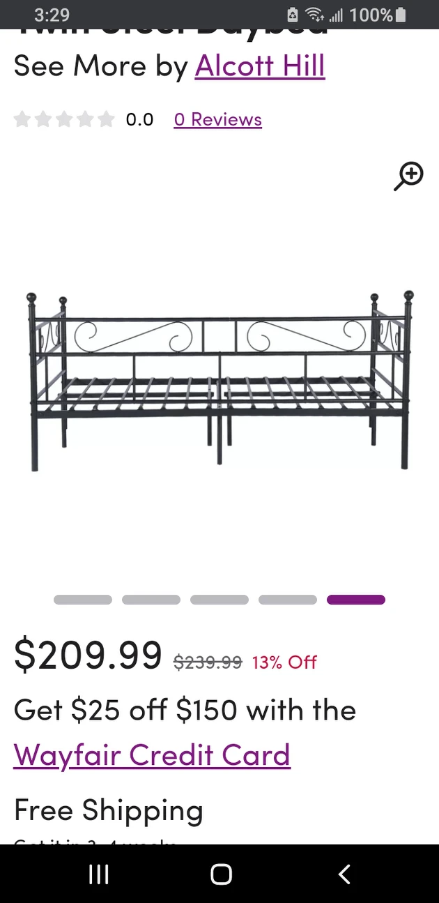 Day Bed Frame thumbnail