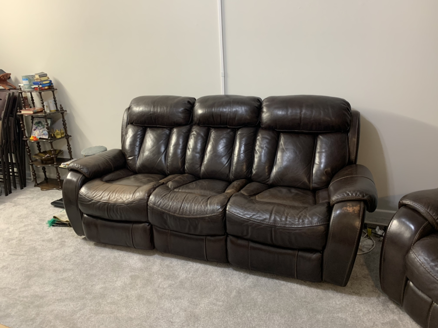 3 Leather Reclining Sofas - photo 2