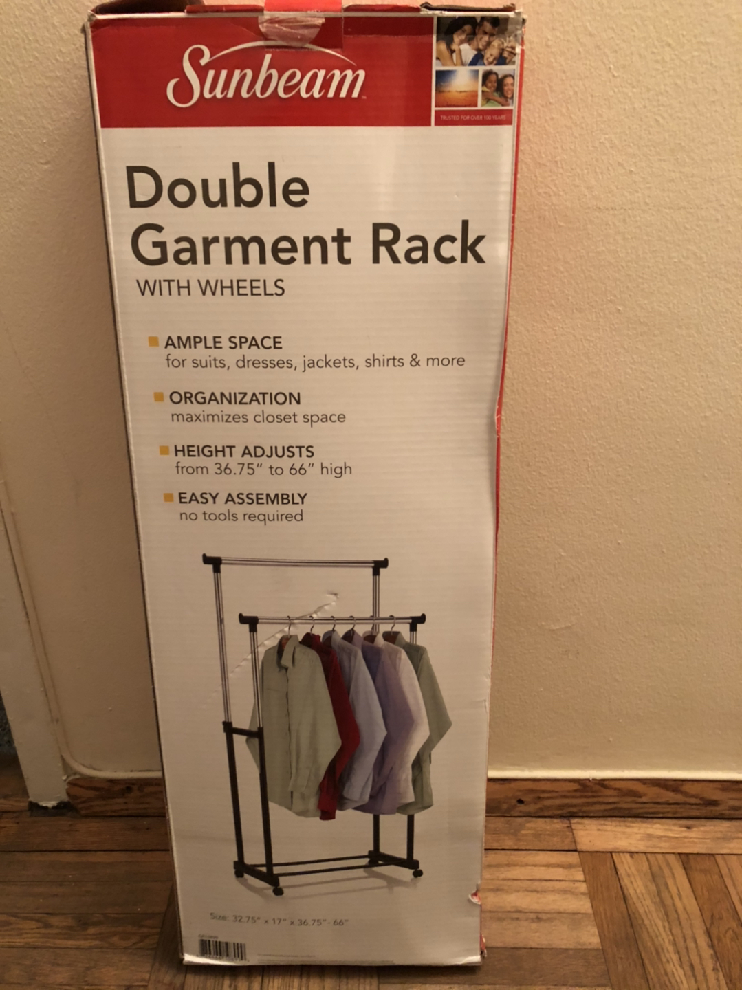 BRAND NEW!! Double Clothing Rack