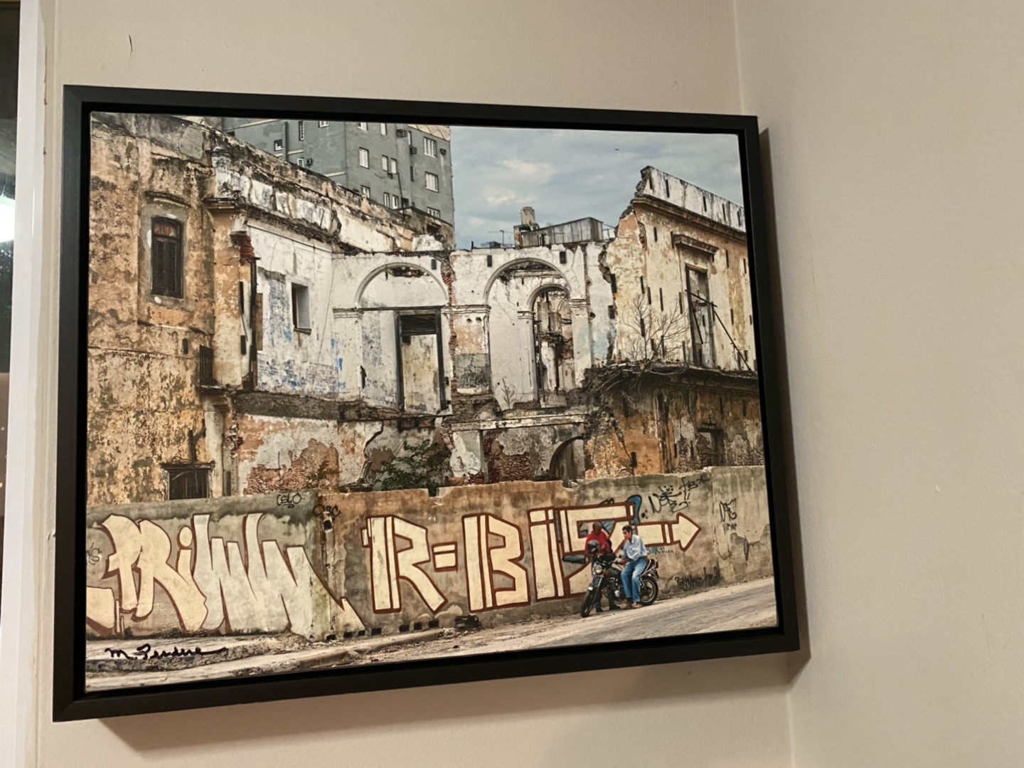 (2) special canvas painting from  Cuba thumbnail