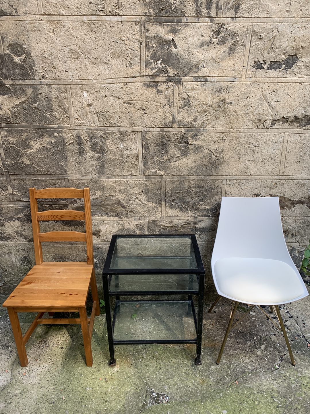 Chair and table