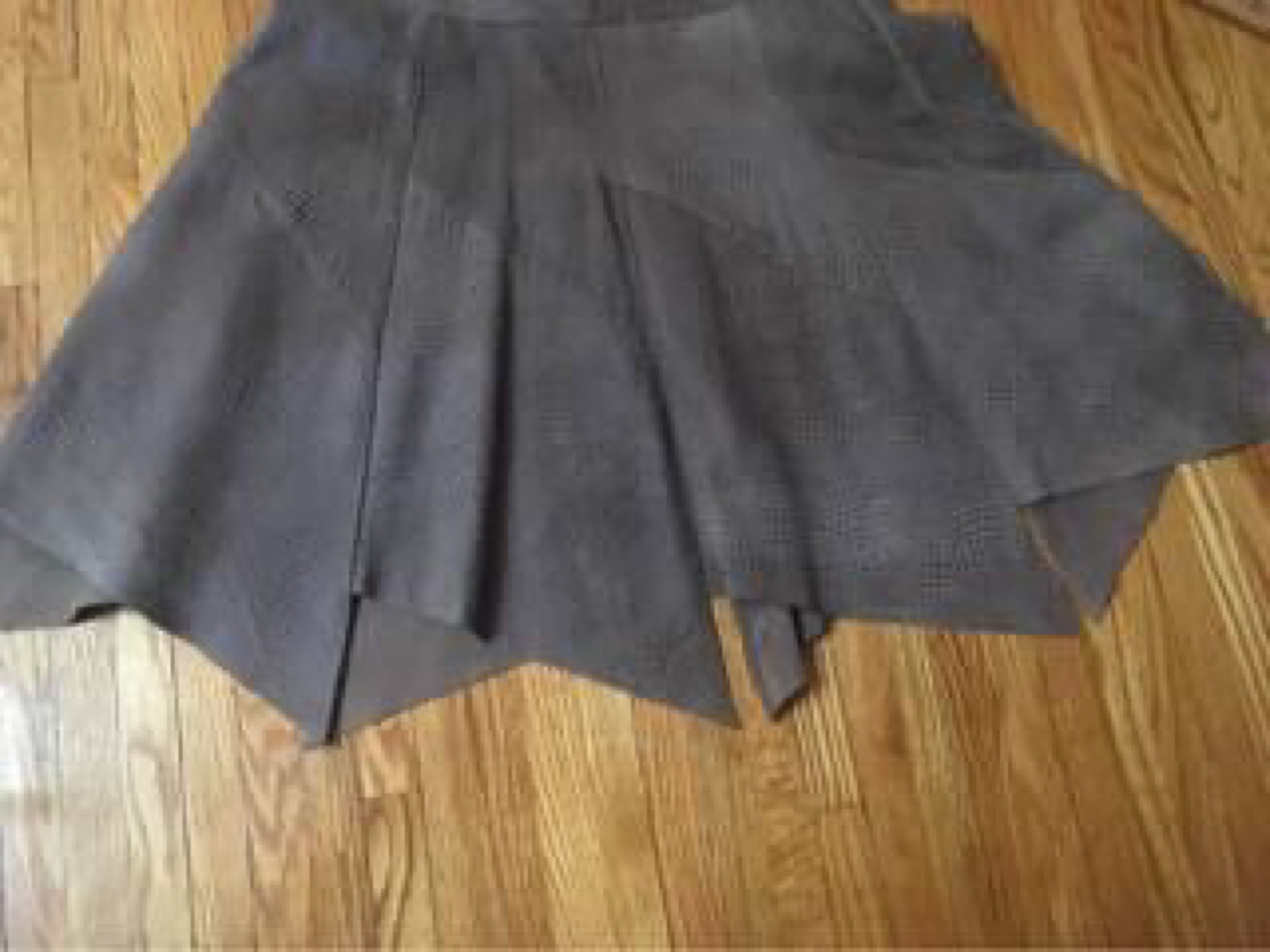 Ladies leather skirt - photo 2