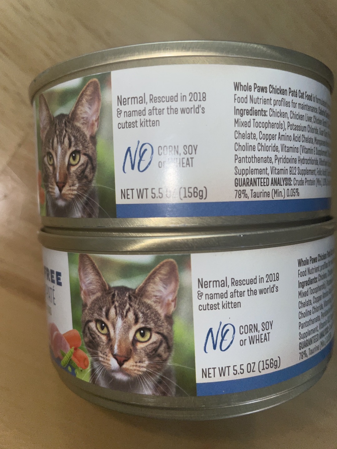 Whole Paws Grain Free Chicken Paté 5.5 oz - photo 4