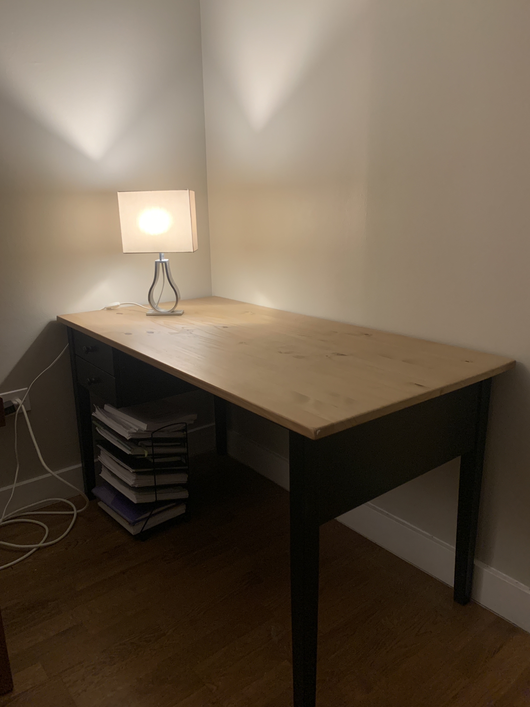 Wooden desk for your home office