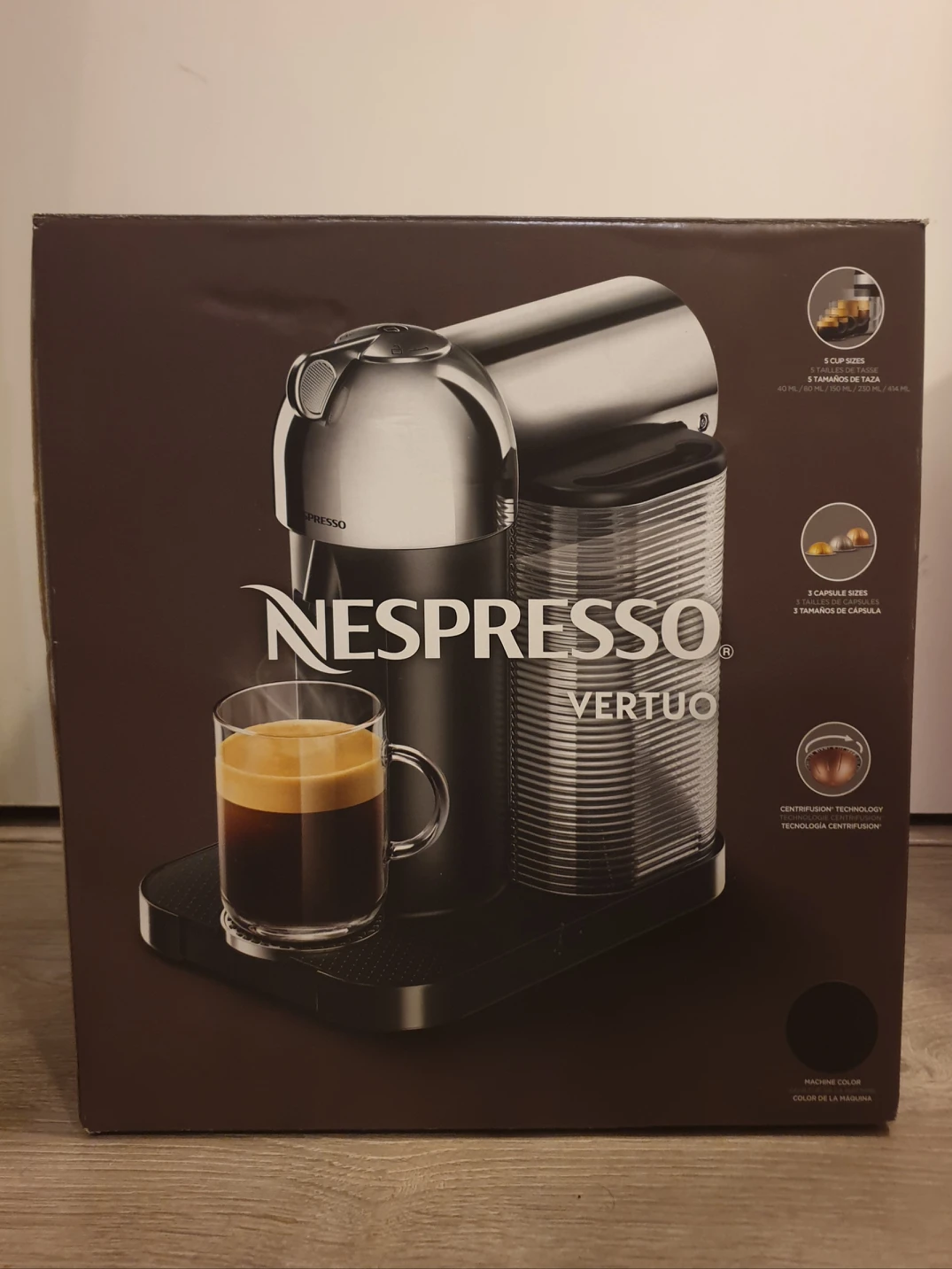 Nespresso vertuo coffee machine thumbnail