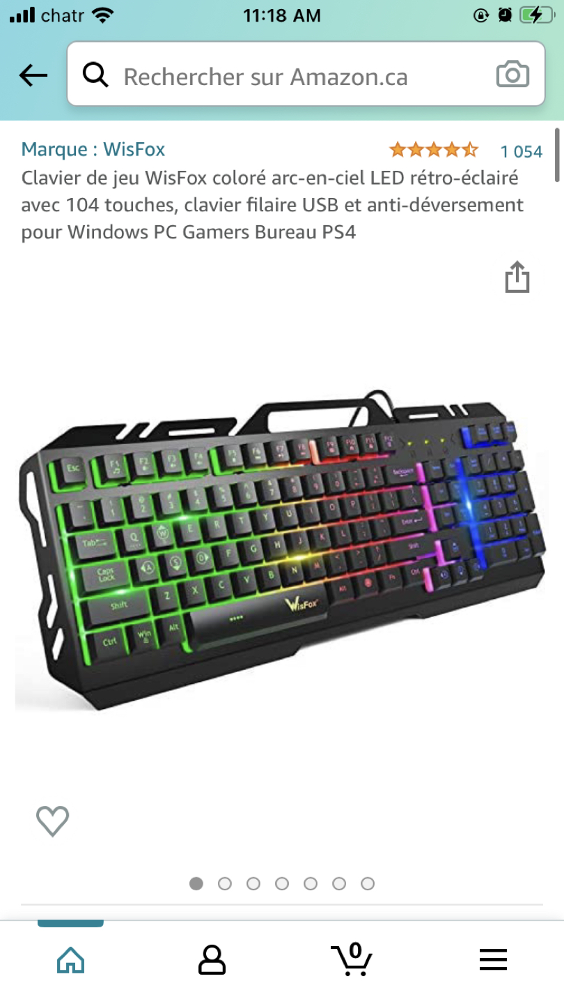 Gaming keyboard for PS4 image indicator(2)
