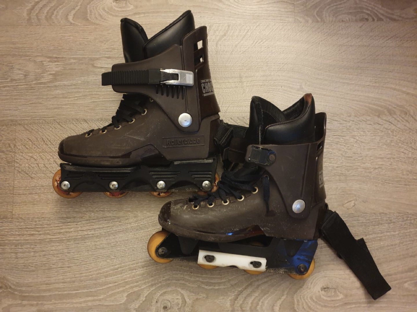 Rollerblade Chocolate Chris Edwards skates. thumbnail