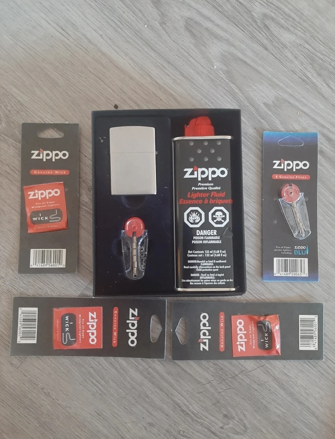 zippo lighter set